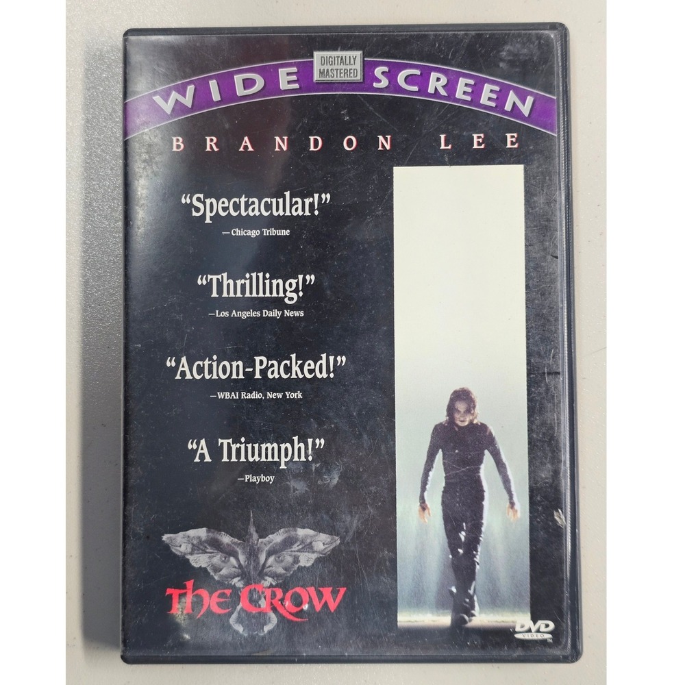 The Crow DVD Widescreen Brandon Lee 1994 Miramax Dimension Films Action Thriller
